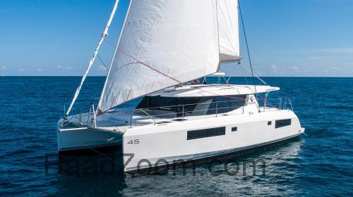 Leopard 45 Catamaran For Sale tekniske specifikationer og anmeldelser
